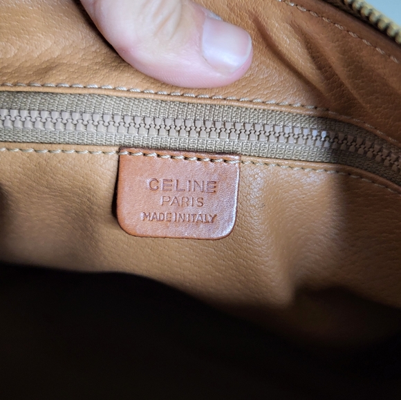 Celine Boston Bowler Bag, Coated Canvas and Leather - Picture 7 of 10
